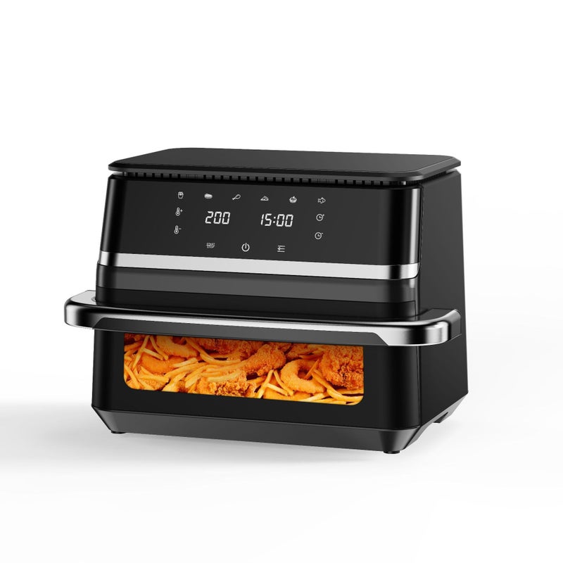 New Fully Automatic Air Fryer Touch Screen Large Capacity Oil-Free Electric Fryer Intelligent Temperature Control Adjustment Supply - Image 5